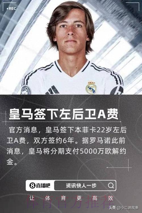 TA:皇马今夏想签中卫&边卫&攻击手 在关注阿方索